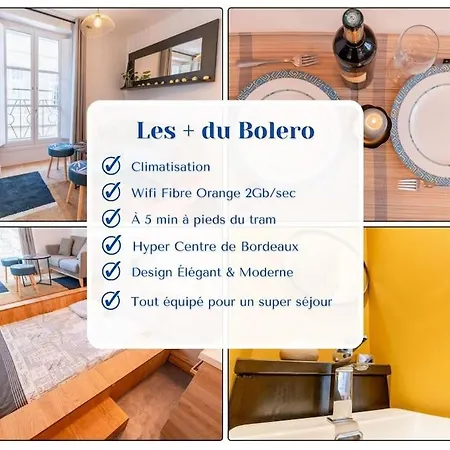Le Bolero - Climatisation - Wifi - Hyper Centre Apartamento *