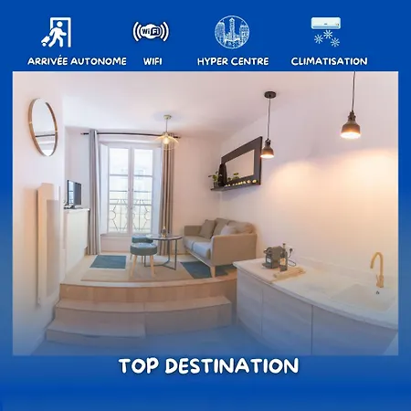 Le Boléro - Climatisation - Wifi - Hyper Centre